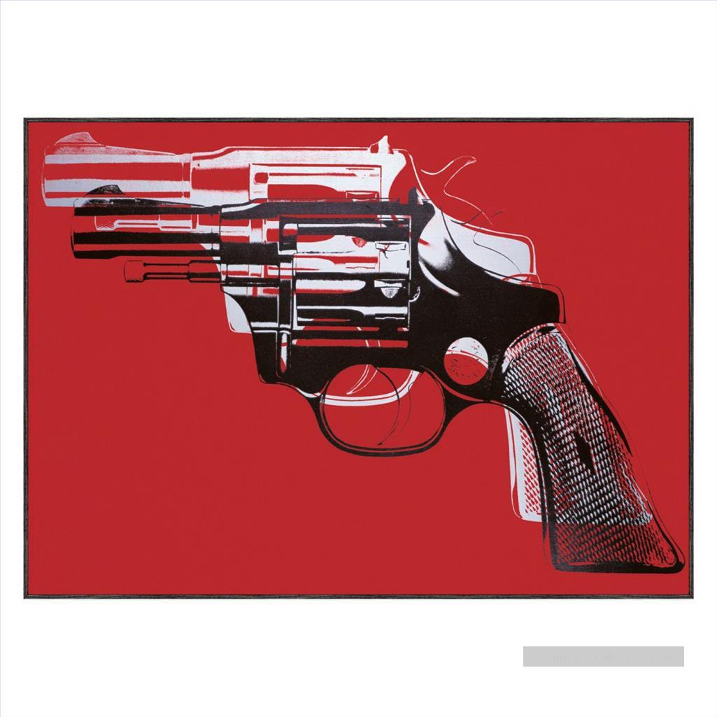 Pistolet 3 Andy Warhol Peintures à l'huile